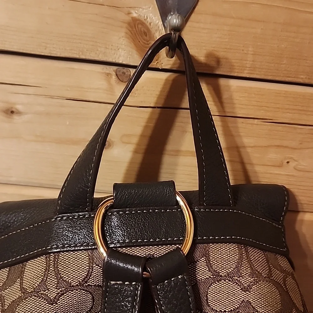 Coach Billie Backpack Signature Canvas Refined Leather - Picture 11 of 12